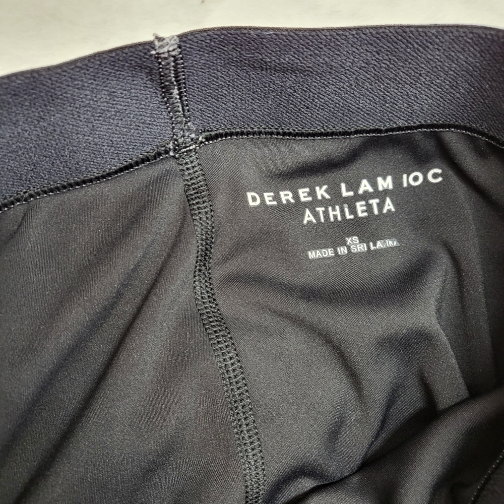 Derek Lam 10C Athleta black leggings xs extra small RN# 54023 - Picture 2 of 11